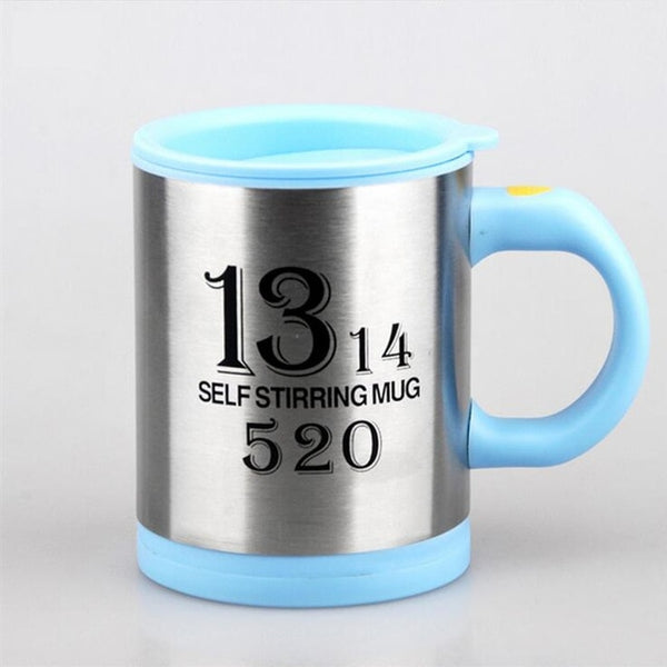 BAISPO 400Ml Mug Automatic Electric Lazy Self Stirring Mug Automatic Coffee Milk Mixing  Mug Tea  Smart Stainless Steel Mix cup