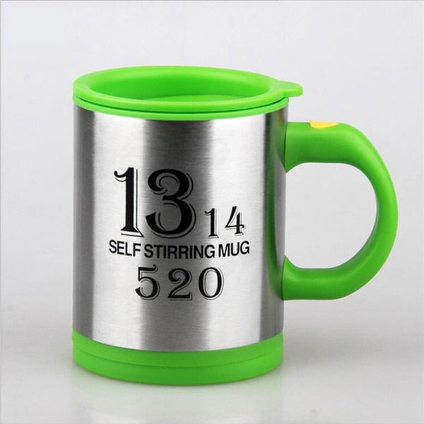 BAISPO 400Ml Mug Automatic Electric Lazy Self Stirring Mug Automatic Coffee Milk Mixing  Mug Tea  Smart Stainless Steel Mix cup